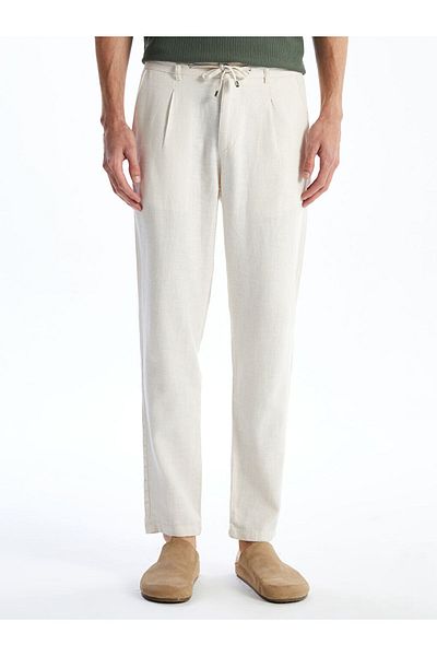 LC Waikiki New Season Slim Fit Linen Blend Men's Trousers - S5Ee27Z8