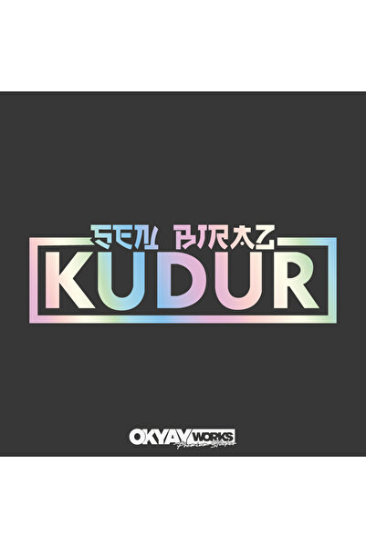 OkyayWorks ملصق Sen Biraz Kudur - ملصق للسيارات والدراجات النارية