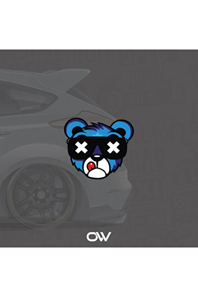 OkyayWorks ملصق تيدي بير