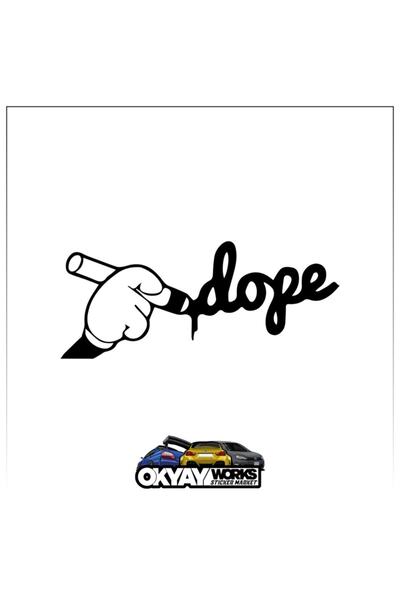 OkyayWorks ملصق دوبر - أسود