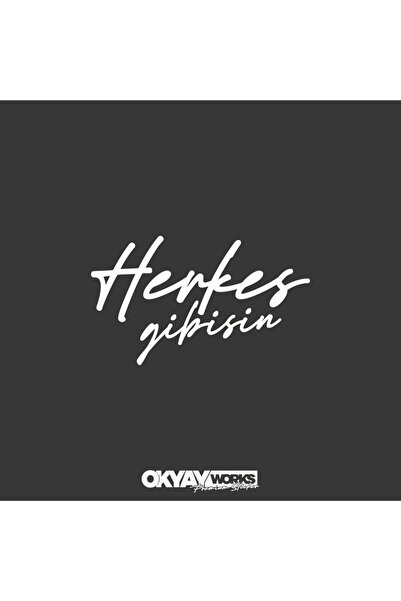 OkyayWorks ملصق الجميع أنت-أنت-نفسك - ملصق للسيارات والدراجات النارية