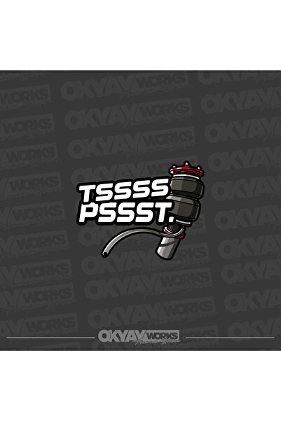 OkyayWorks ملصق Tsss Pssst