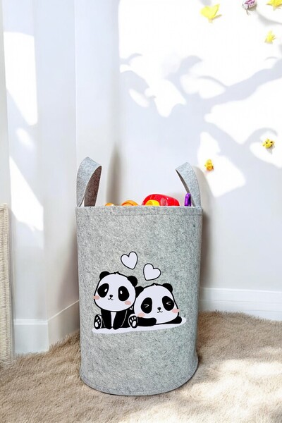 Trend Sizde للجنسين الحلو الباندا الطفل الاطفال غرفة منظم صندوق تخزين لعبة سل...