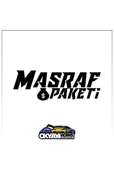 OkyayWorks Expense Package Sticker - Black- Car-Motorcycle Sticker