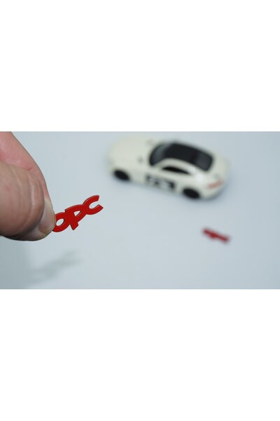 EDEXPORT Opc Direksiyon Kırmızı Logo Amblem Opel İle Uyumlu
