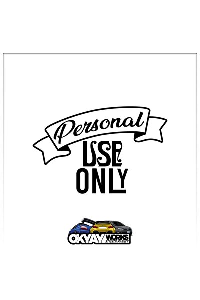OkyayWorks Personal Sticker - Black- Car-Motorcycle Sticker Sticker