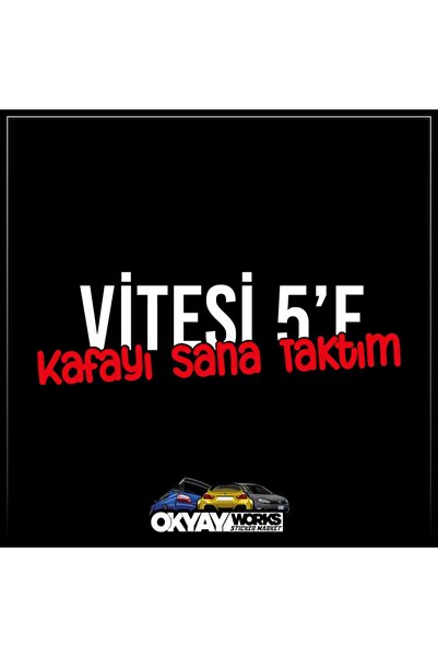 OkyayWorks I Put Your Head in Gear 5 Sticker - White- Car-Motorcycle Sticker ...