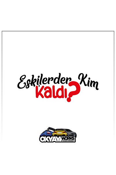 OkyayWorks ملصق "من يخرج من العصور القديمة" - أسود