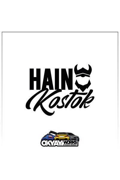 OkyayWorks ملصق هاين كوستوك - أسود