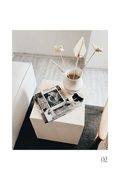 WhiteArt Mass Coffee Table