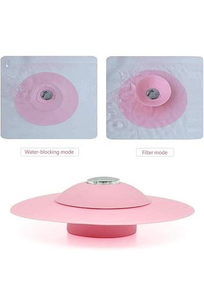 MAİN SHOP 1 Piece Sink and Bathtub Stopper Strainer Silicone Sink Drain Stopper 1 Piece M-1490