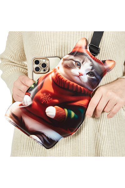 Funny Design Τσάντα ώμου Snow Cat Design