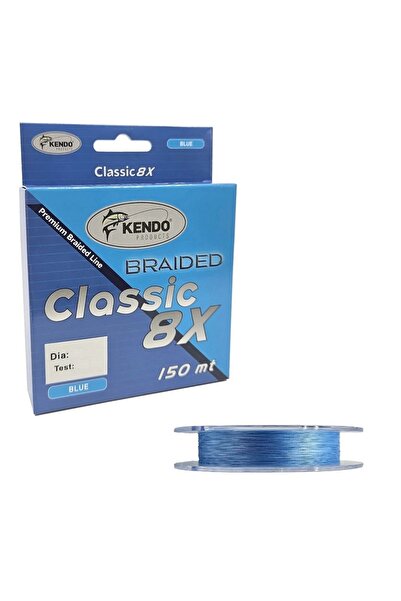 Kendo Classic 8X 150m 0,10mm Blue İp Misina
