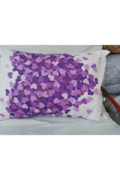 Evren Ev Tekstil 2 Pcs Universal Home Textile Pillow Covers