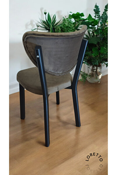 loretto ELMA SANDALYE,BABY FACE KUMAŞ,METAL AYAK