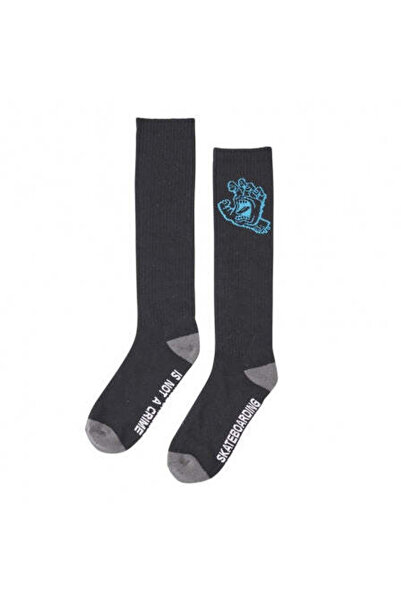 Santa Cruz Crime Hand Tall Socks - Black