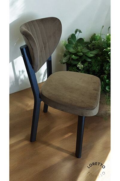 loretto ELMA SANDALYE,BABY FACE KUMAŞ,METAL AYAK