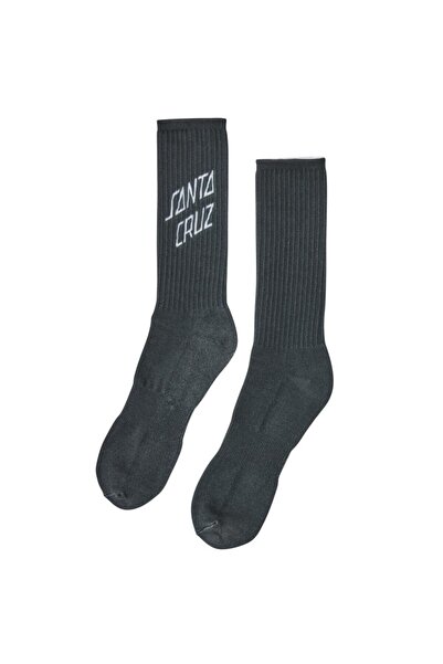 Santa Cruz Obscure Crew Socks - Black 9-11