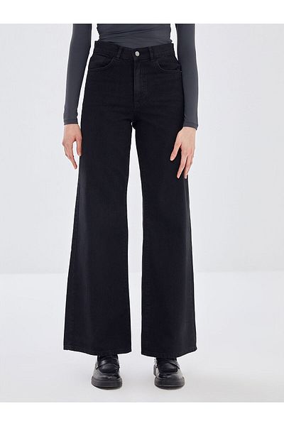 LC Waikiki Pantaloni de jeans pentru femei Lcwk Wideleg