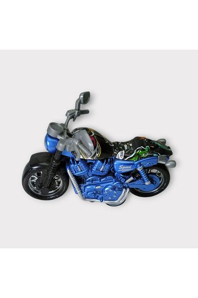 Mulvix Pull Drop Custom Motorcycle 9 cm - Blue
