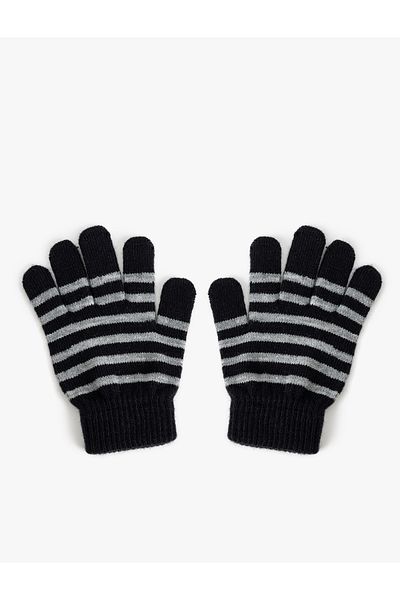 Koton Striped Gloves