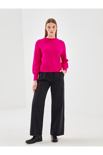 LC Waikiki Pantaloni de jeans pentru femei Lcwk Wideleg