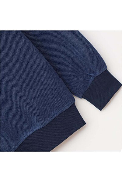 Dio Rise Erkek Uzun Kol Bisiklet Yaka Sweat - Dık-3701 - Marine