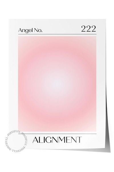 Postifull Unframed Poster, Aura Series No:101 - Treat Yourself with Kidness, Angel Numbers, Colorful Poster