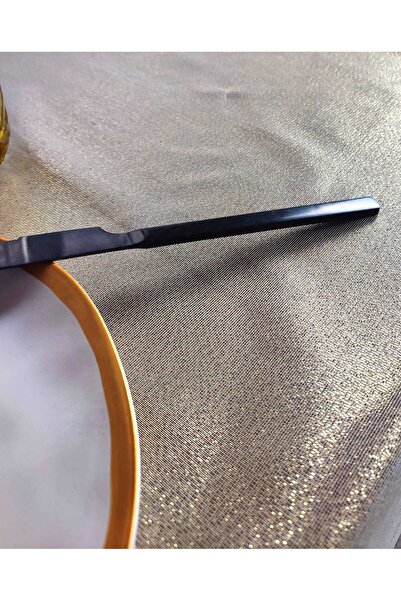 PİKKO HOME 145*220 Cm Față de masă subțire cu sclipici aurii (NOU)