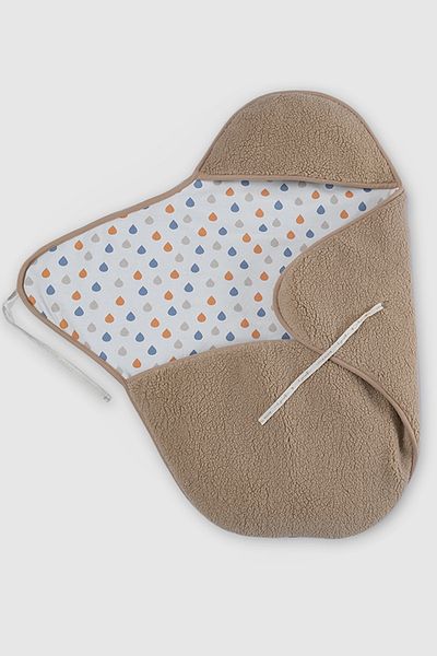 Little Gusto Wellsoft Beige Hospital Discharge Swaddle