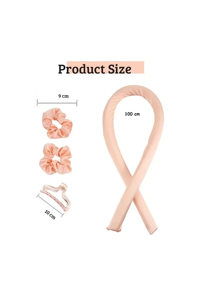 Croc Σετ χωρίς θερμότητα Σετ χτενίσματος Σατέν Σετ ρολά μαλλιών Σετ χτενίσματος