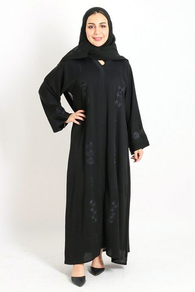 IKKXA Modern Embroiderd Abaya AIK5039