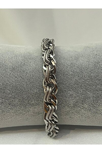 XUPİNGS Xuping Jewelry Kalın Örgü Çelik Bileklik
