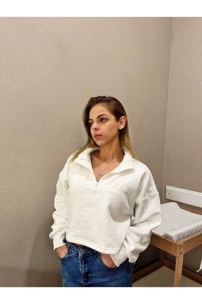 modakirwem crop sweatshirt