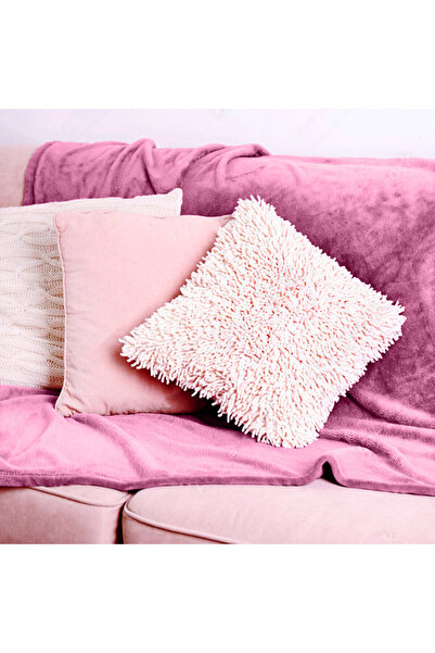 Hotel Linen Klub Single- Flannel Micro-Fleece Throw Blanket, 150 x 200cm, Rose Pink