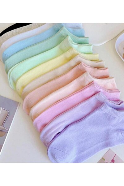 Pupa Colorful (9 Pairs) Lycra Cotton Combed Women's Booties Socks