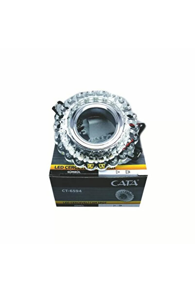 Cata SÜMBÜL GÜNIŞIĞI LED ÇERÇEVELİ CAM SPOT ARMATÜR