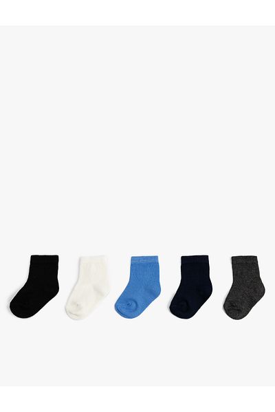 Koton Basic Cotton 5-Piece Sock Set