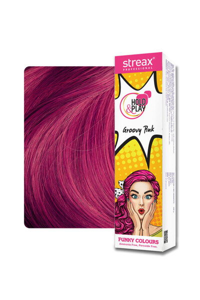 Streax فانكي كولور جروفي بينك 100 جرام