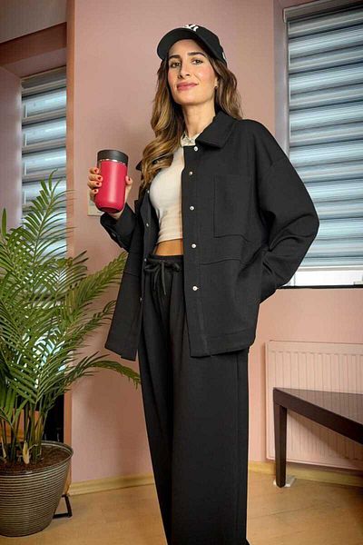 Clothing palette ΠΟΥΚΑΜΙΣΟ ΠΑΝΤΕΛΟΝΙ MODAL ΣΕΤ ΦΟΥΤΕΡ