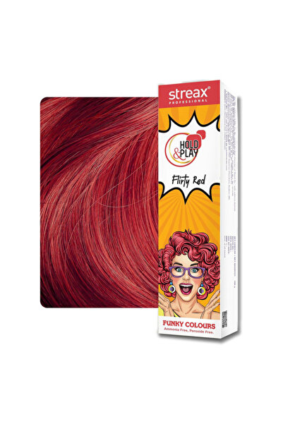 Streax فانكي كولور فليرتي ريد 100 جرام