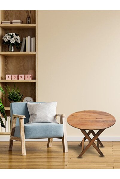 SECENART Secen Art Antik Yuvarlak Yemek Masası