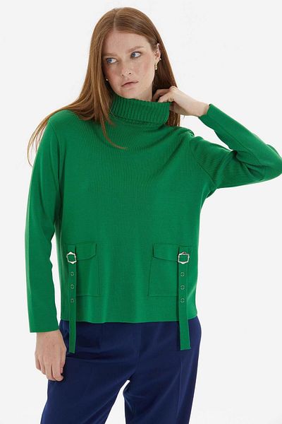Two Mail Green Full Fishing Blouse