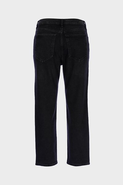 CROSS JEANS Sydney Plus Size Anthracite Regular Waist Placket Buttoned Slim Straight Jean Pants C 4529-077