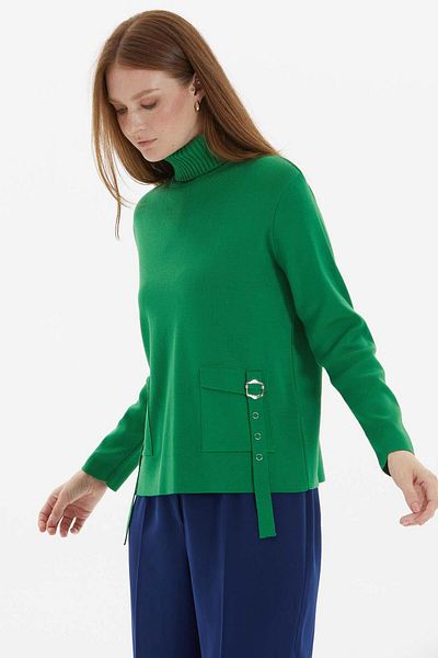 Two Mail Green Full Fishing Blouse
