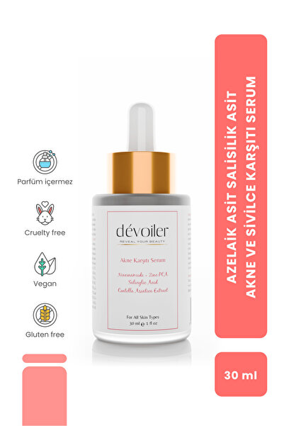Devoiler Akne Karşıtı Azelaik Asit Ve Salisilik Asit Içeren Serum