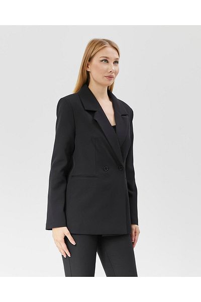 Appleline Black Vintage Women's Blazer Jacket