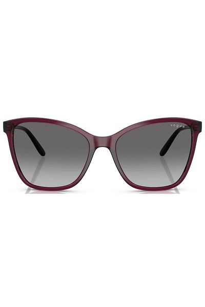 Vogue Woman Butterfly Sunglasses- Vo 5520s - Lense Size:56mm - Transparent Cherry