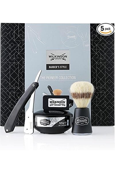 Wilkinson Sword Barbers Style Koleksiyonu Erkek Ustura Tıraş Damat Seti