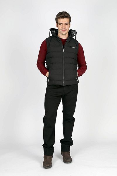 Lee Cooper Мъжки елек Caspian, черен